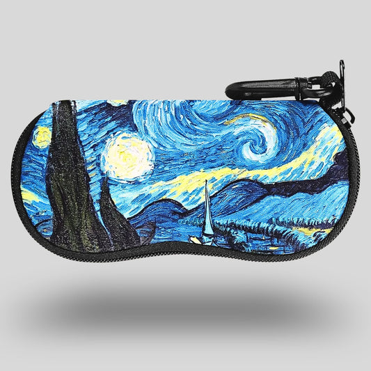 Lightweight Neoprene Sunglasses Case with Carabiner Clip
