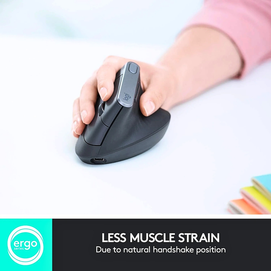 Logitech MX Vertical Ergonomic Mouse | Multi-Device Precision