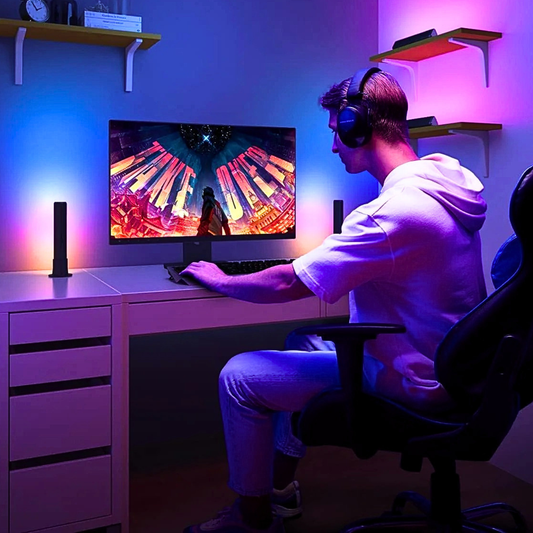 Govee Smart Light Bar, RGBICWW TV Lights for Gaming and Living Room, Silver