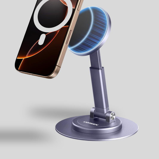 Magnetic Height-Adjustable Phone Stand With 360° Rotation