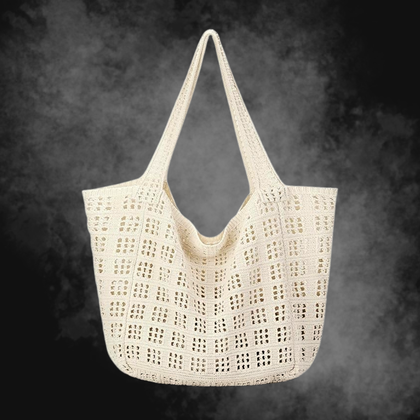 Hatisan Handmade Crochet Knit Beach Tote