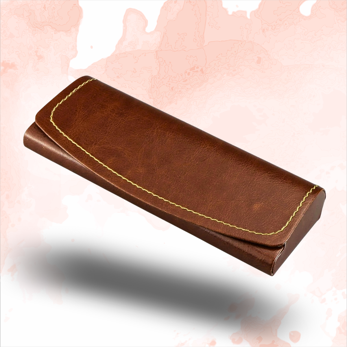 LifeArt PU Leather Hard Shell Eyeglass Case