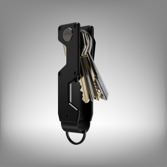 Minimalist Metal Key Organizer and Compact Holder
