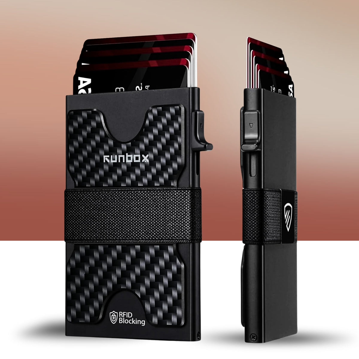 Premium Aluminum Pop-Up Card Wallet