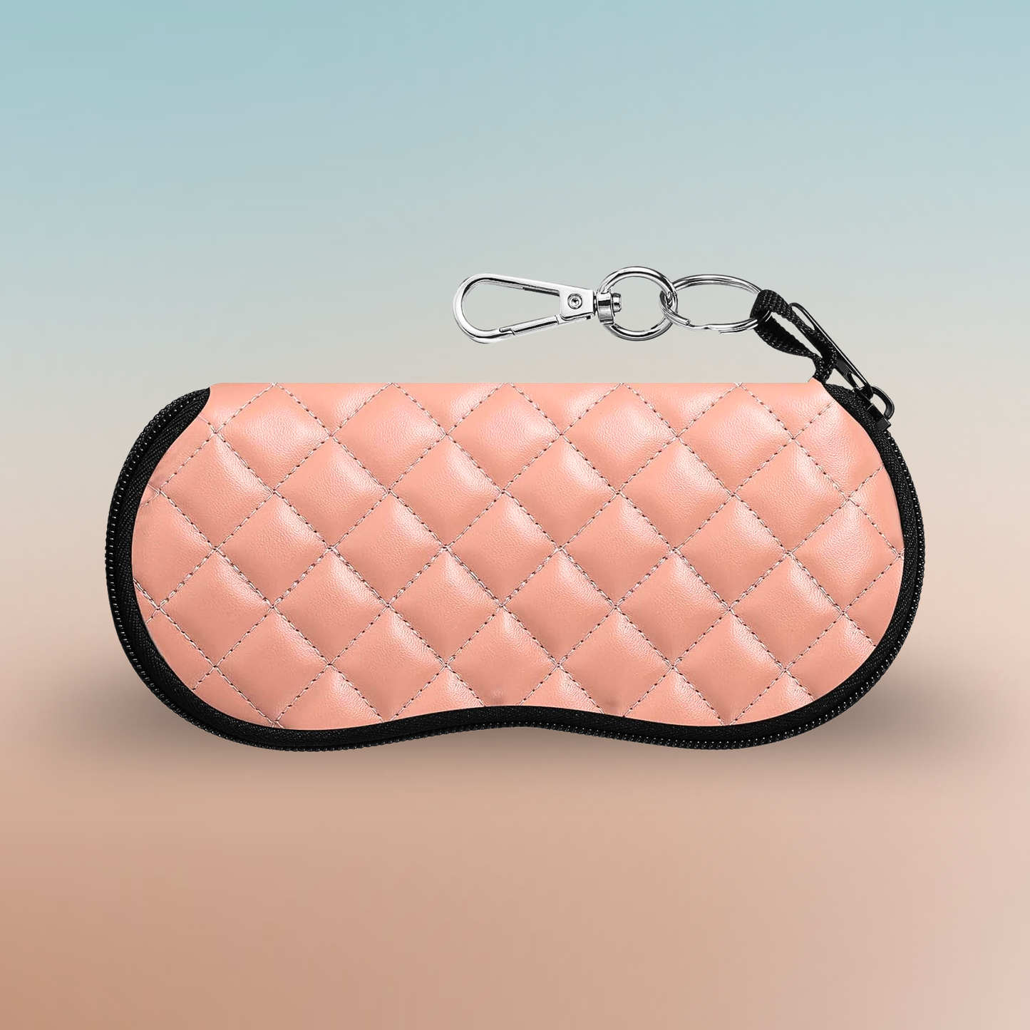 Lightweight Neoprene Sunglasses Case with Carabiner Clip