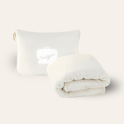 Travel Blanket With Pillow Carry Case