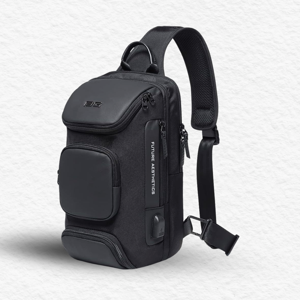 BANGE Anti-Theft Oxford Sling Backpack