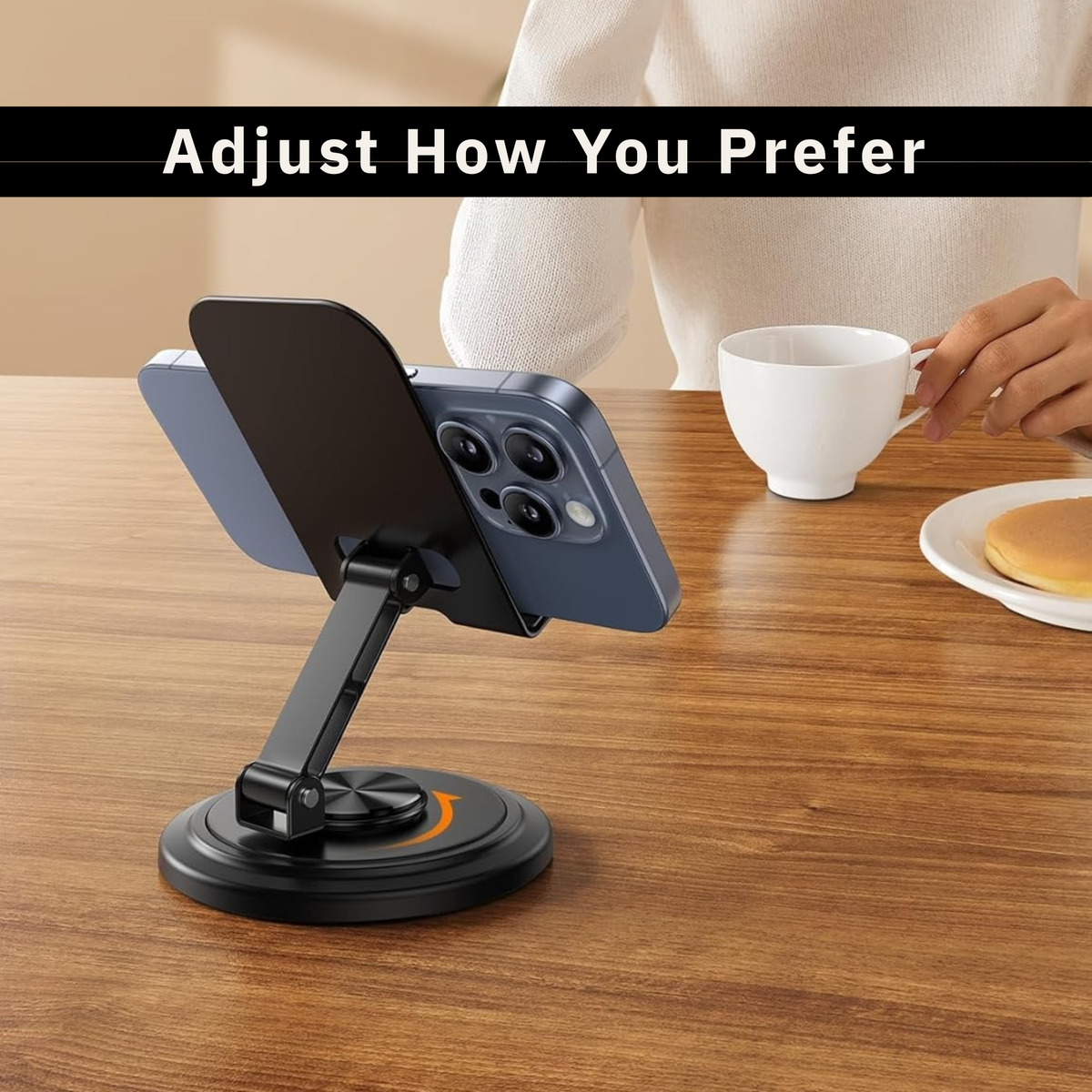 360° Rotating Carbon Phone Stand