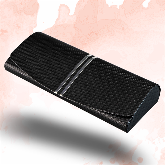 LifeArt PU Leather Hard Shell Eyeglass Case
