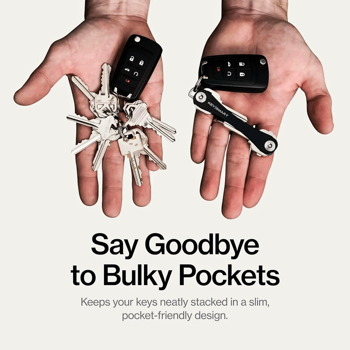 Compact Aluminum Key Organizer and Holder