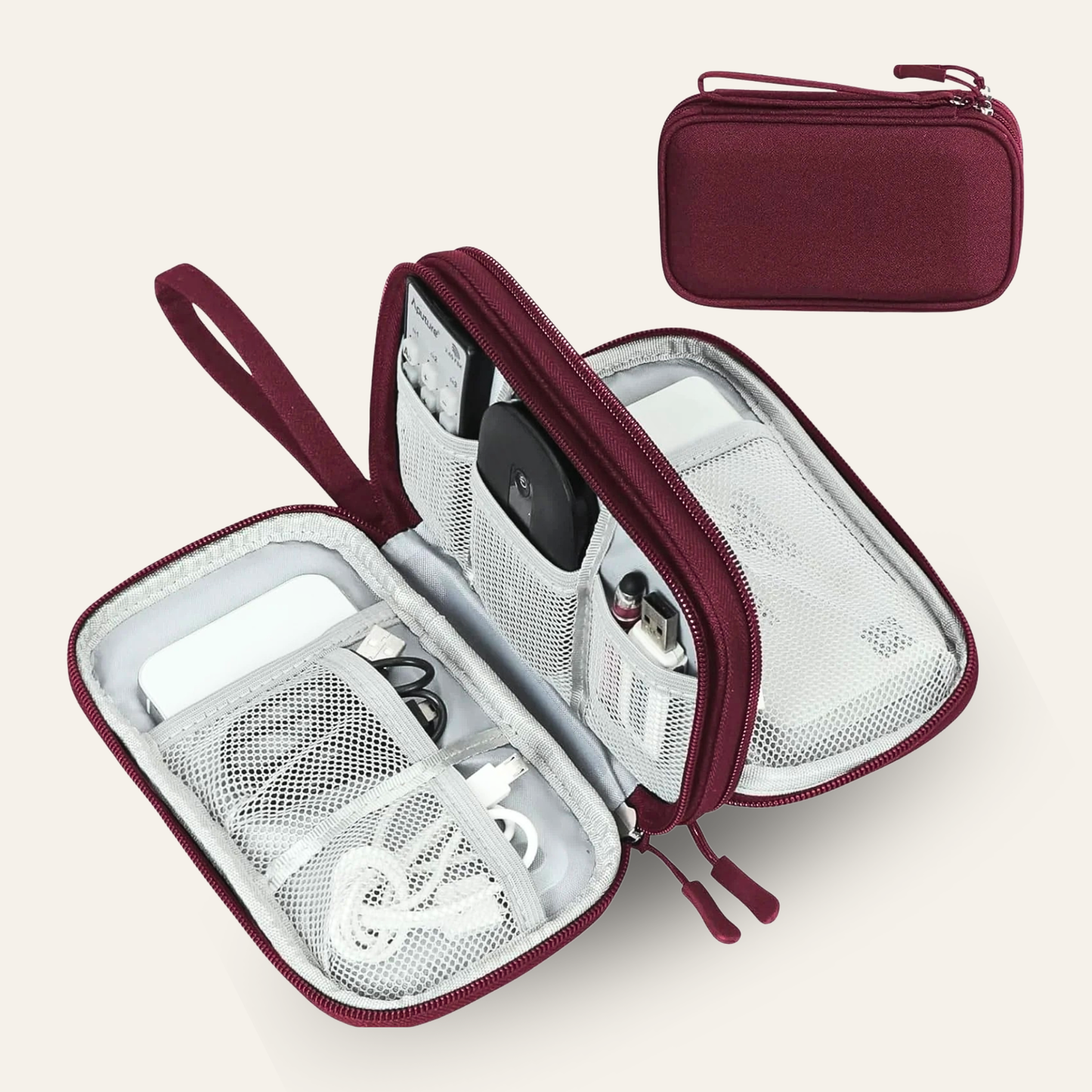 FYY Double Layer Travel Cable Organizer