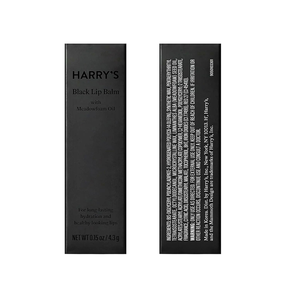 Harry's Hydrating Black Lip Balm for Men