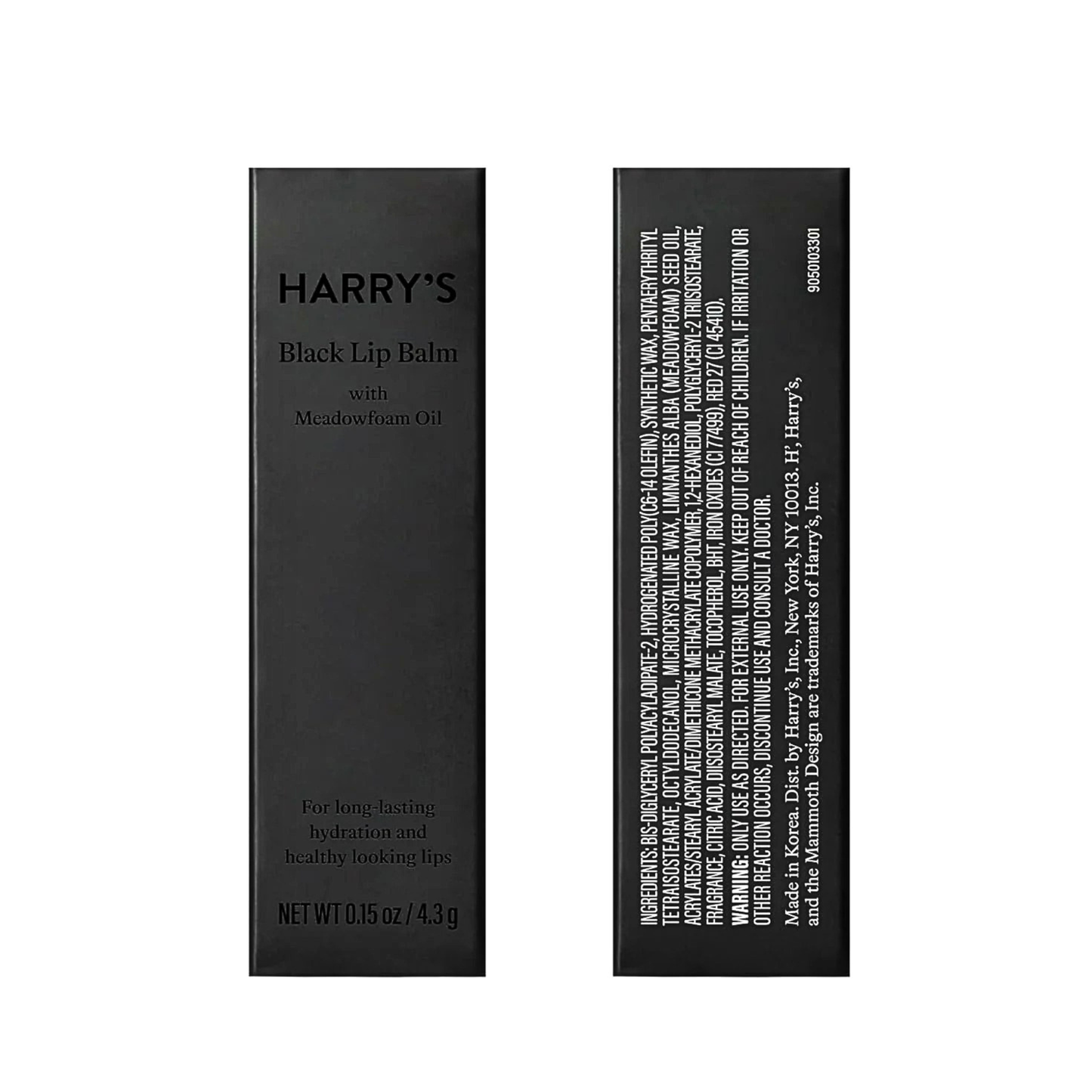 Harry's Hydrating Black Lip Balm for Men