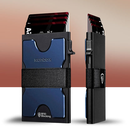 Premium Aluminum Pop-Up Card Wallet