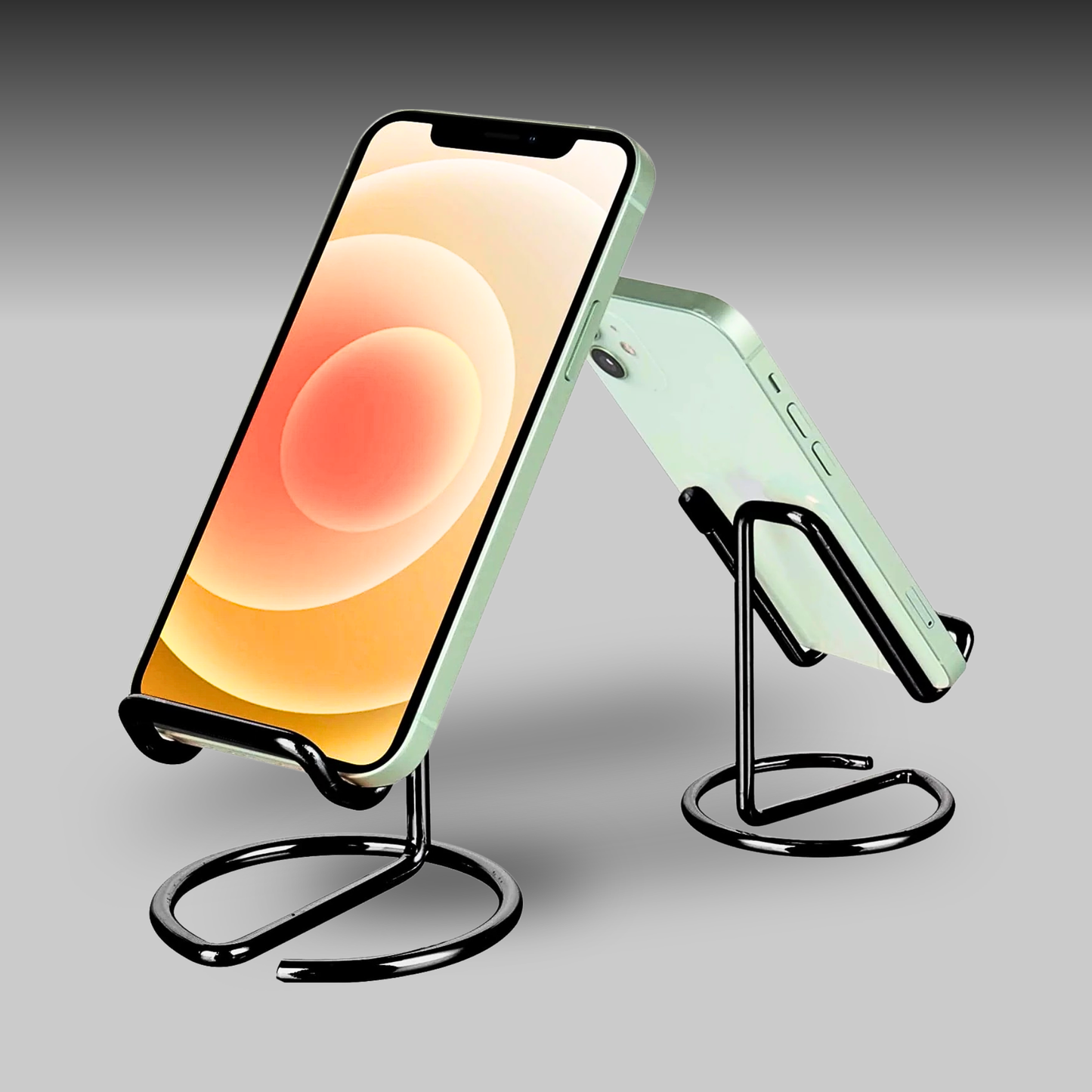 Metal One Line Phone Stand for Desk