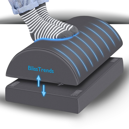 Adjustable Ergonomic Under Desk Foot Rest by BlissTrends