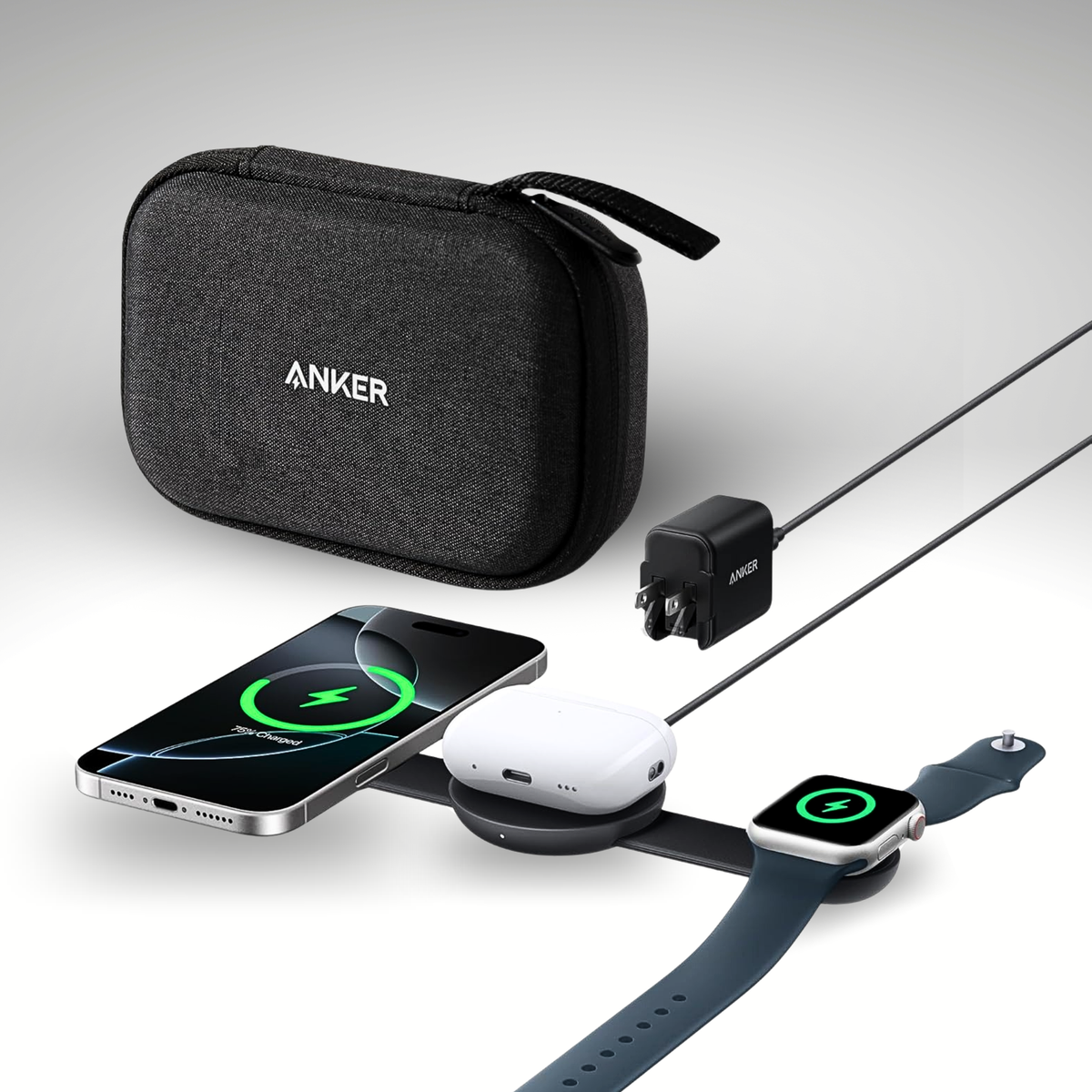 Anker MagGo 3-in-1 Foldable Wireless Charger
