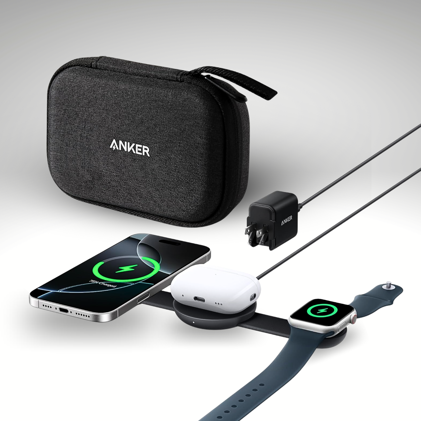 Anker MagGo 3-in-1 Foldable Wireless Charger