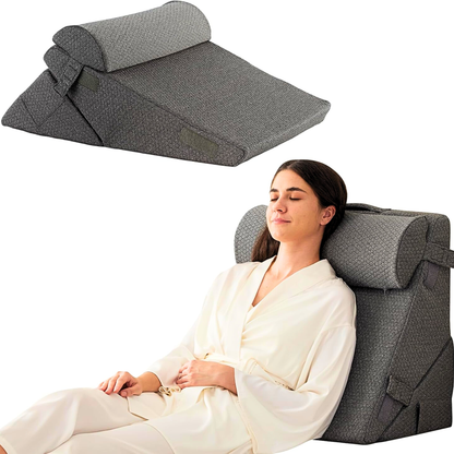 Foldable Memory Foam Wedge Pillow Set