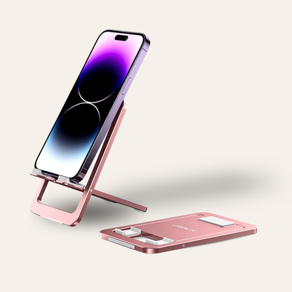 Ultra Thin Foldable Aluminum Phone Stand With 0°–90° Adjustment