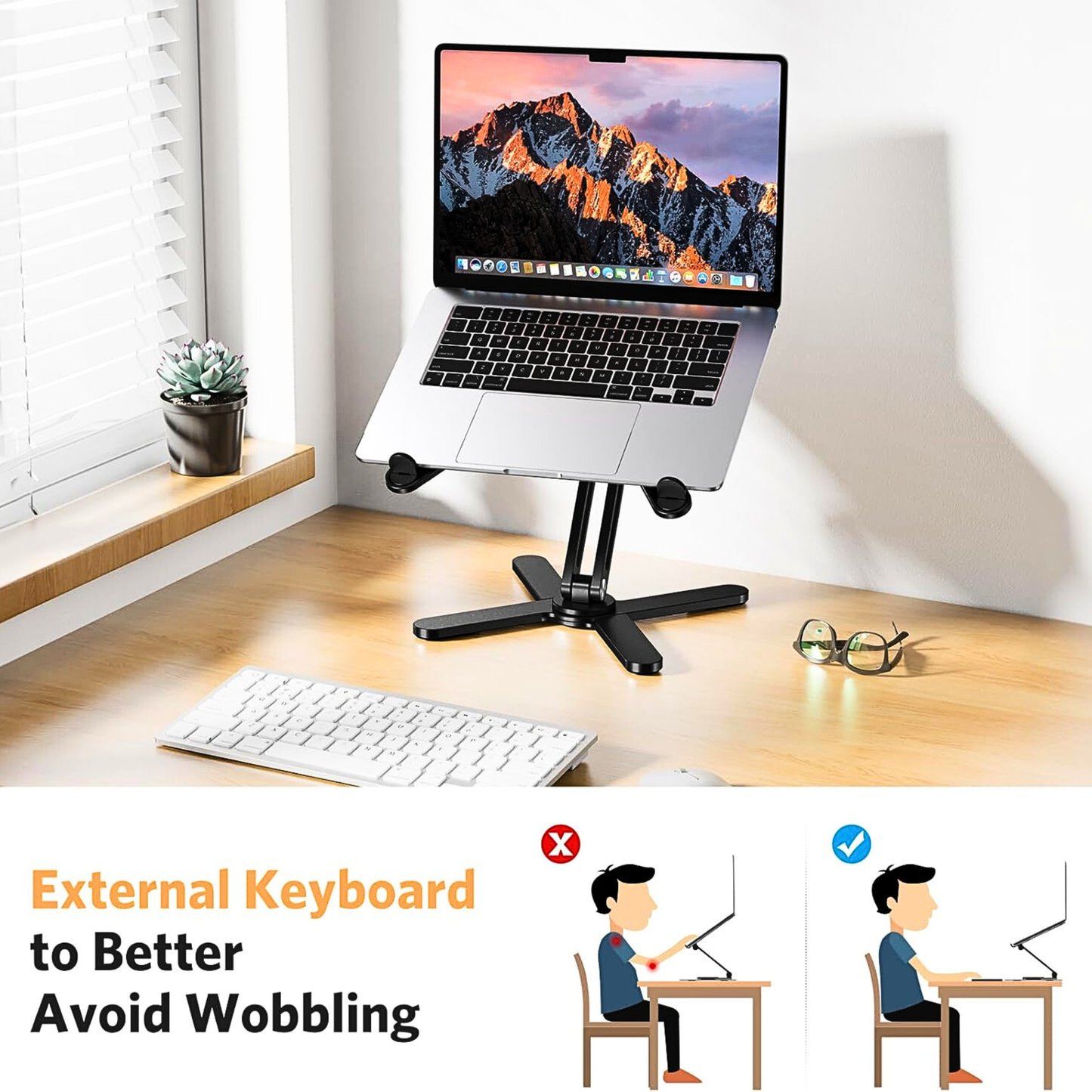 OMOTON 360 Swivel Travel Desk Stand