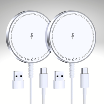 Bohuma 15W Magnetic Wireless Charger 2-Pack