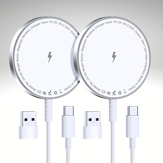 Bohuma 15W Magnetic Wireless Charger 2-Pack