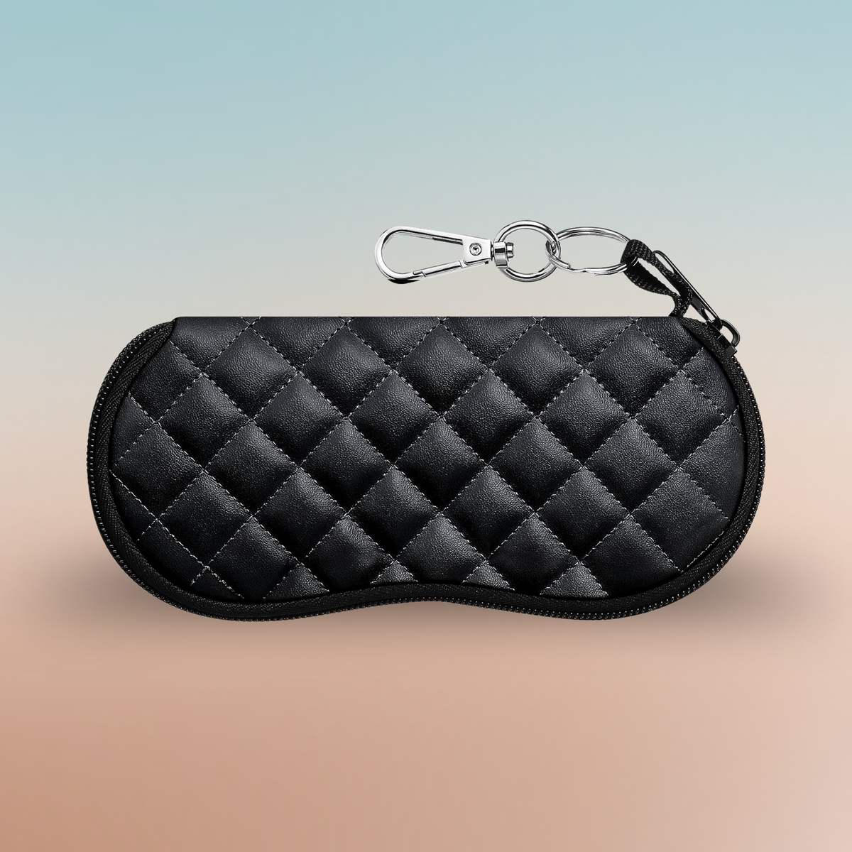 Lightweight Neoprene Sunglasses Case with Carabiner Clip