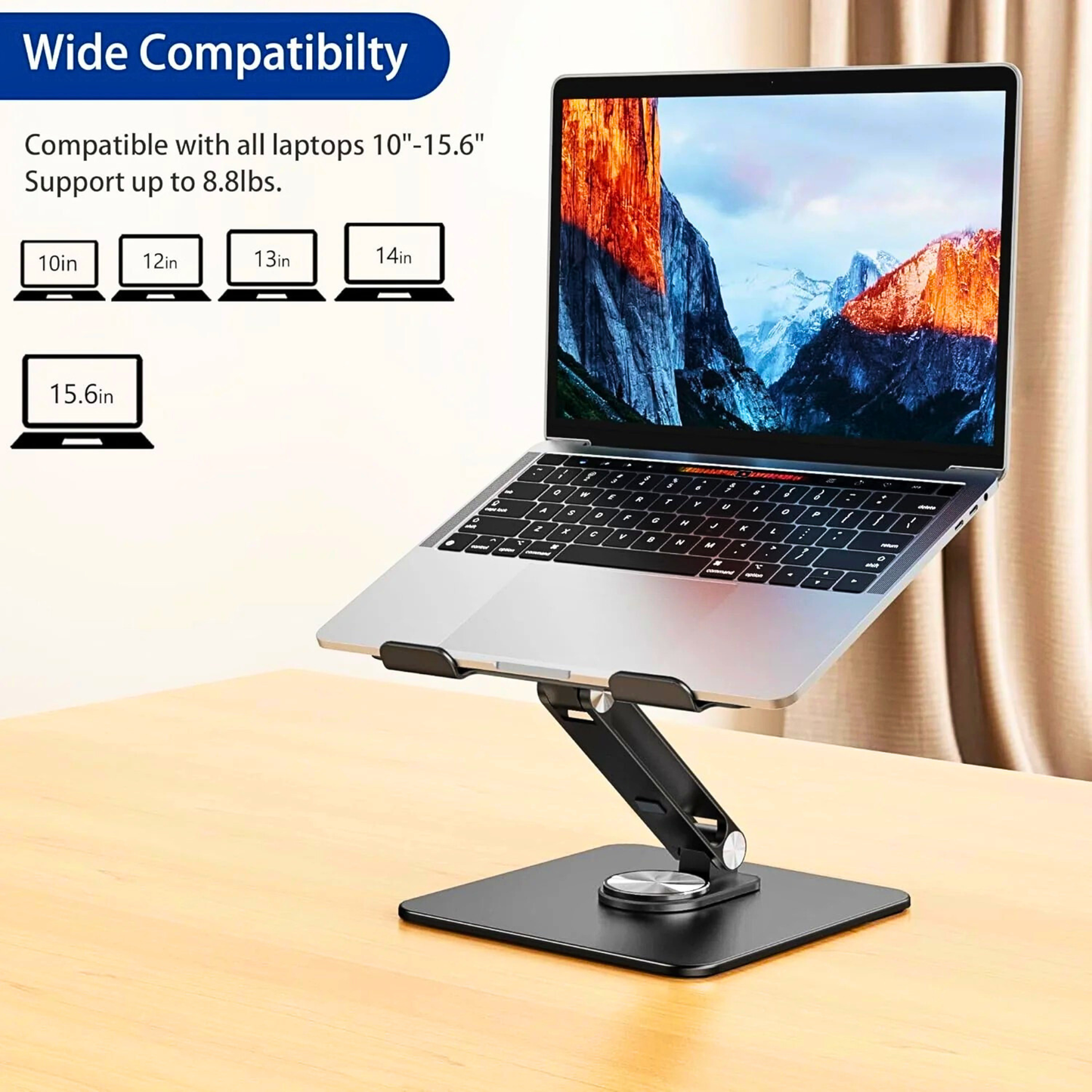 BESIGN LSX7 Adjustable 360 Rotating Laptop Stand