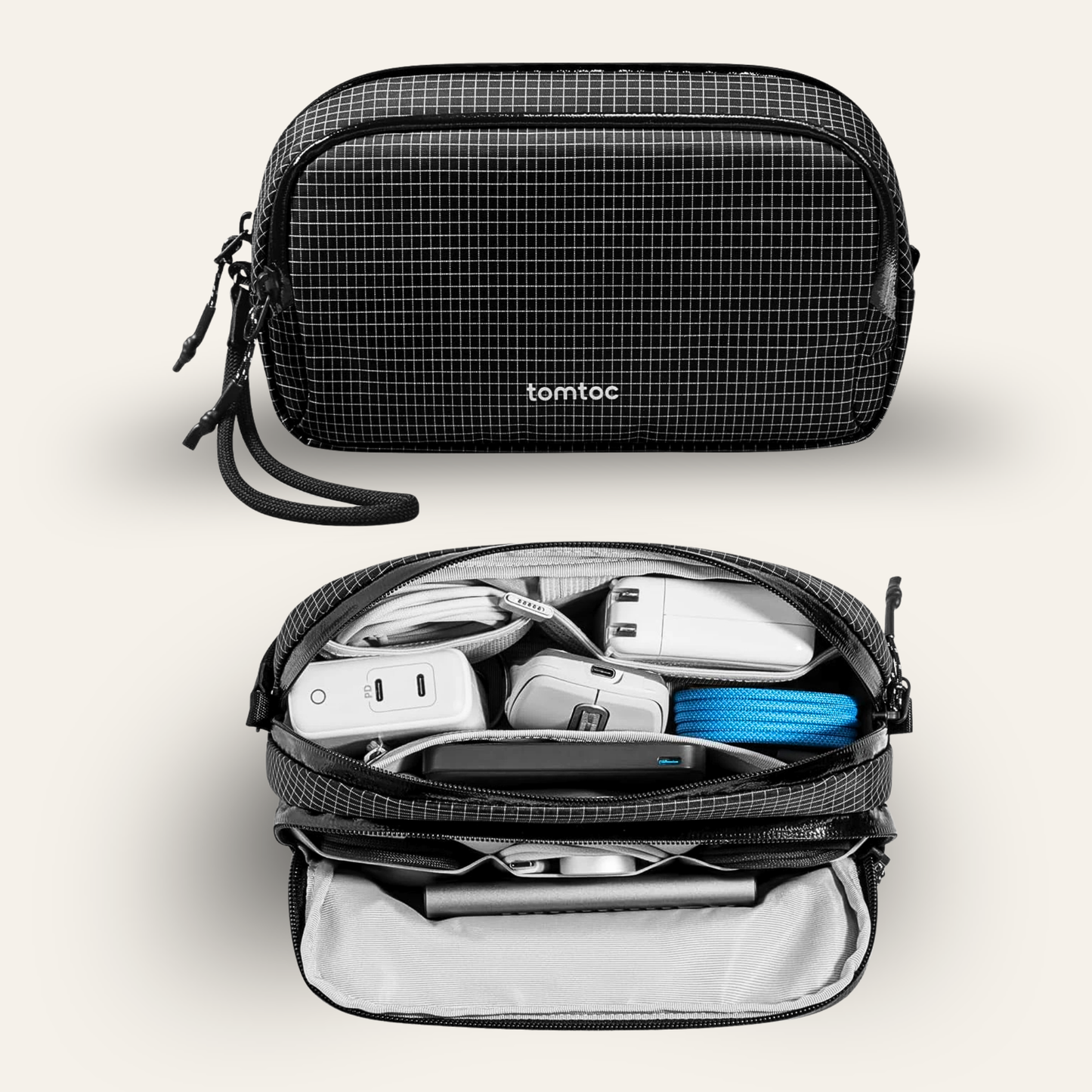 tomtoc Electronics Organizer Travel Case