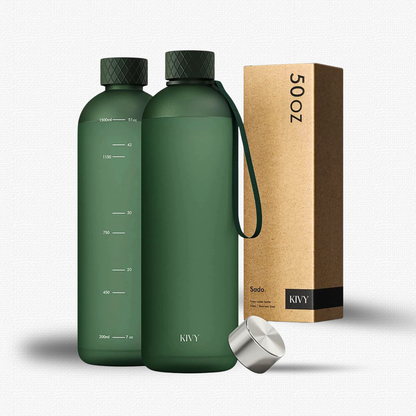 Minimalist Shatterproof Travel Water Bottle with Tracker