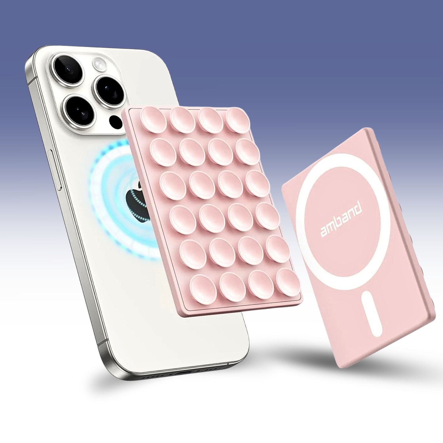 Magnetic Suction Phone Mount | Hands-Free Wall Grip