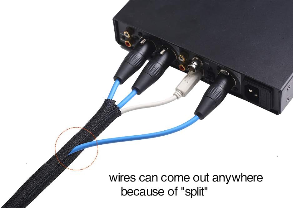 Split Wire Loom Tubing for Cable Bundling