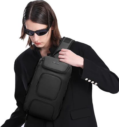 BANGE Anti-Theft Oxford Sling Backpack