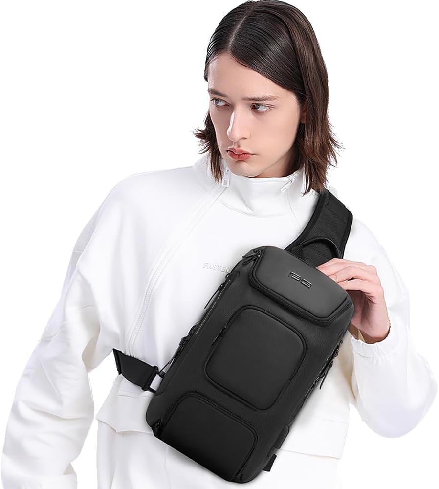 BANGE Anti-Theft Oxford Sling Backpack