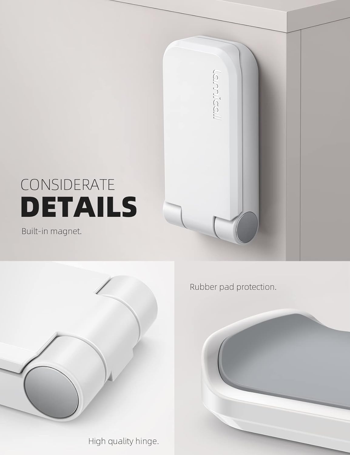 Foldable Heavy Attach Under Desk Headphone HANGER