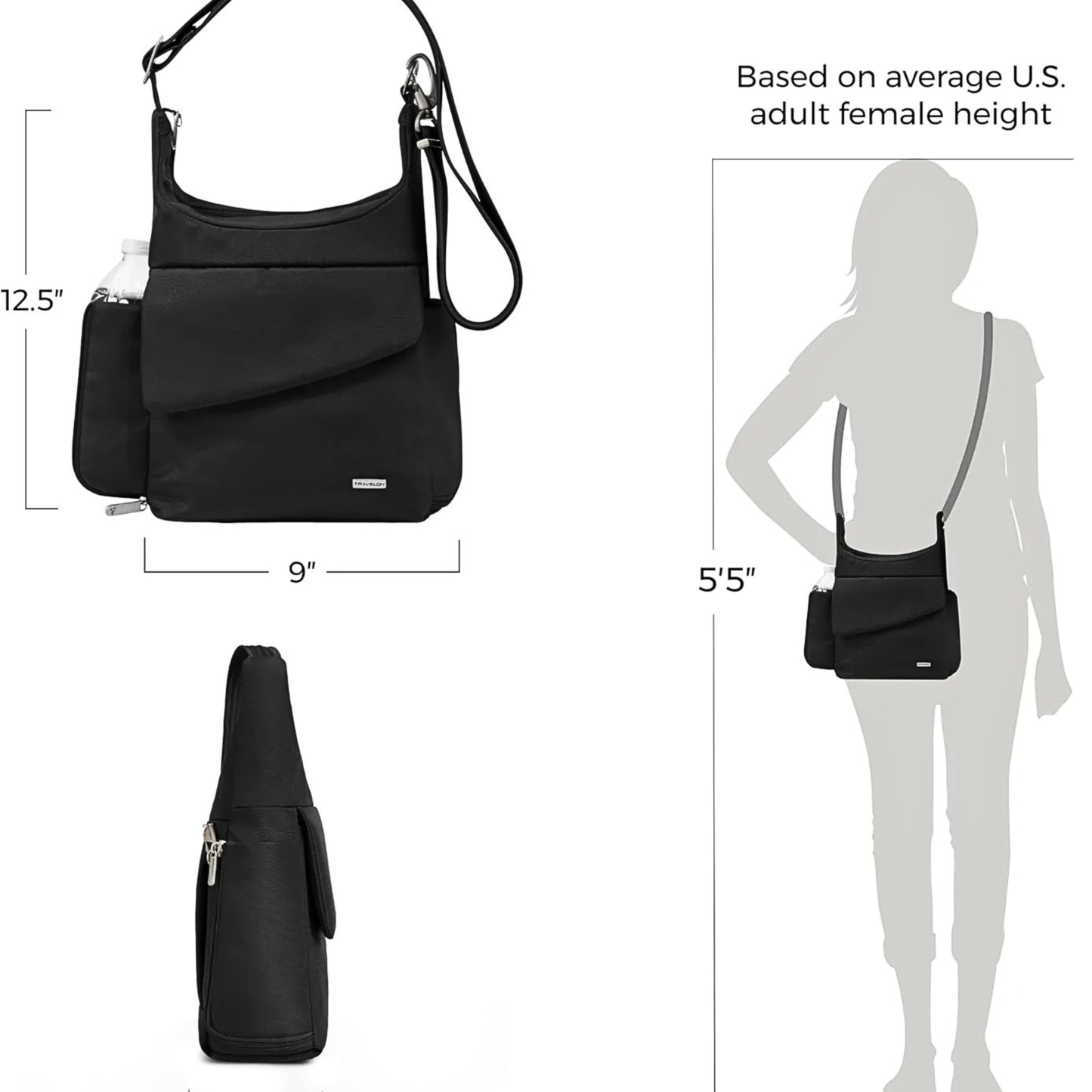 Travelon Anti-Theft Locking Messenger Bag