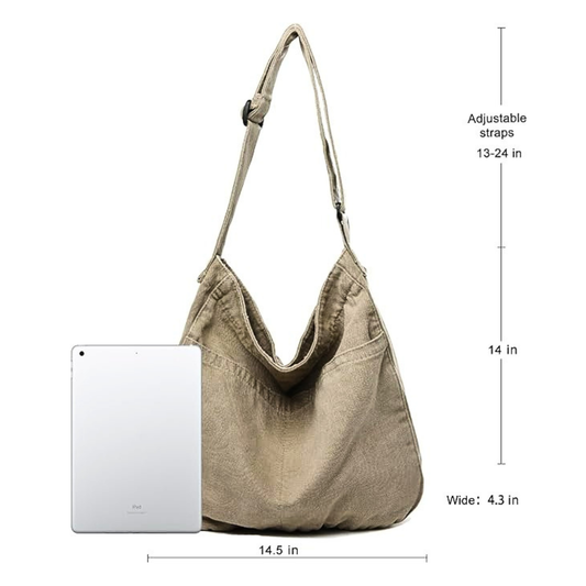 Outrider Canvas Crossbody Messenger Tote