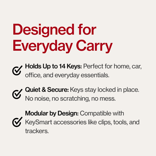 Compact Aluminum Key Organizer and Holder