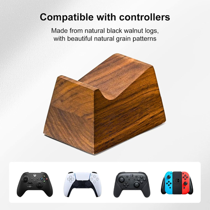 UPERGO Walnut Headset and Controller Stand