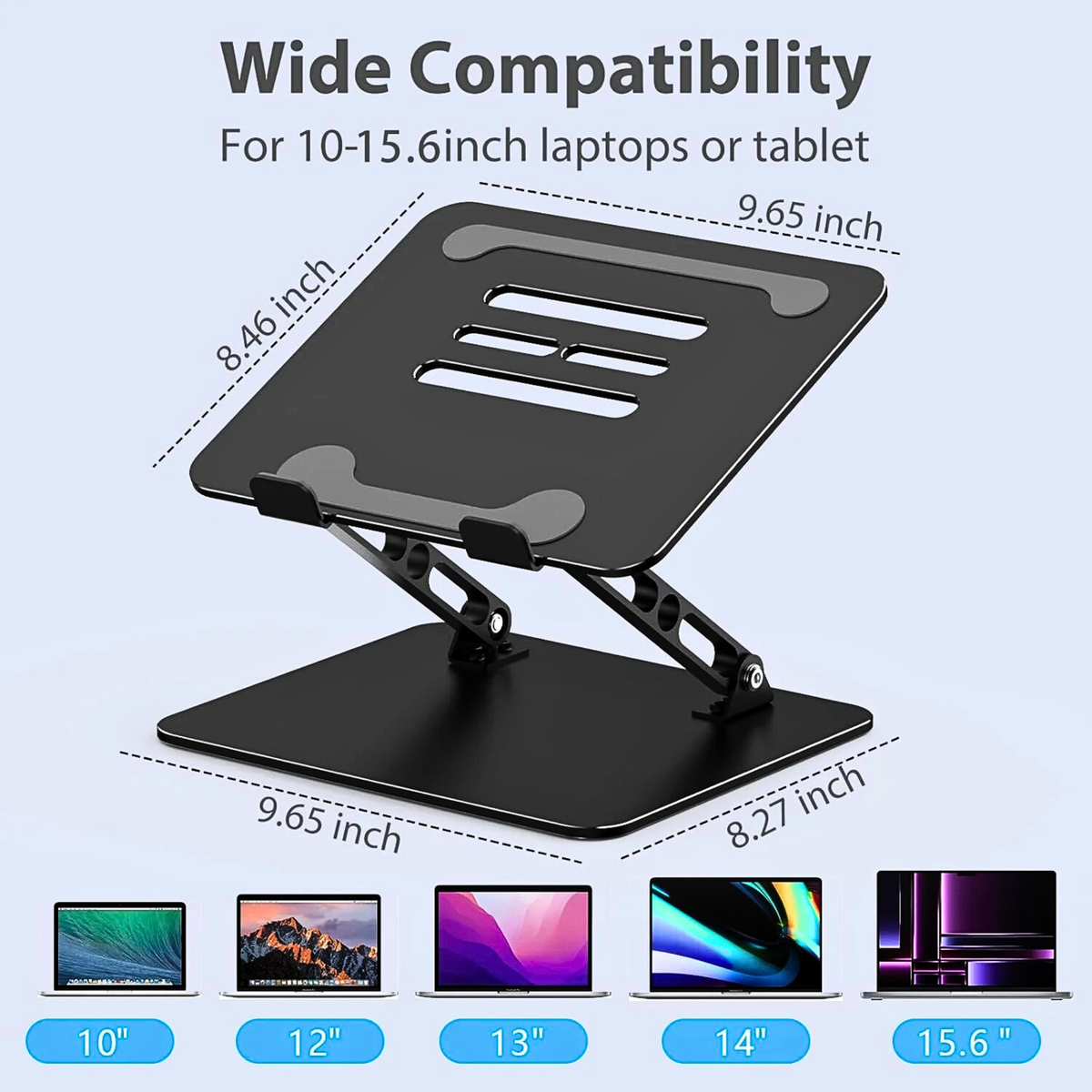 Portable Ventilated Metal Laptop Stand