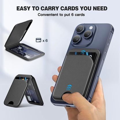 Magnetic Phone Wallet Stand