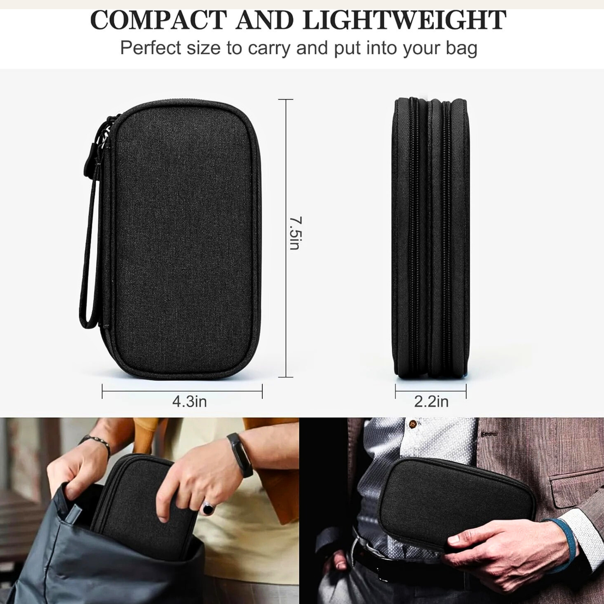FYY Double Layer Travel Cable Organizer