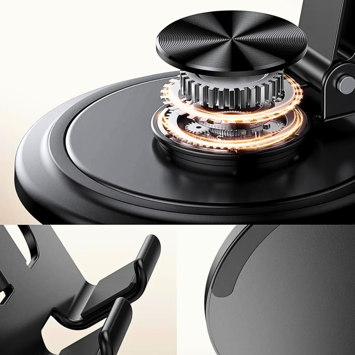 360° Rotating Carbon Phone Stand