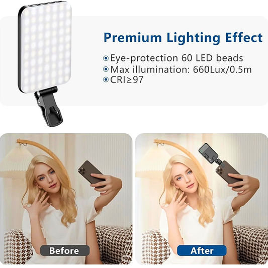 Logitech for Creators Litra Glow LED Streaming Light with TrueSoft — USB Computer Lighting for Video Conferencing, Adjustable Mount, Desktop App Control for PC/Mac