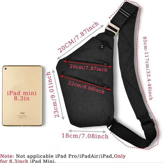 VADOO Anti-Theft Crossbody Sling Bag