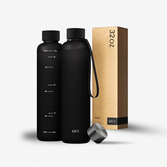 Minimalist Shatterproof Travel Water Bottle with Tracker