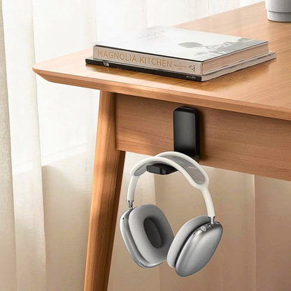 Foldable Heavy Attach Under Desk Headphone HANGER