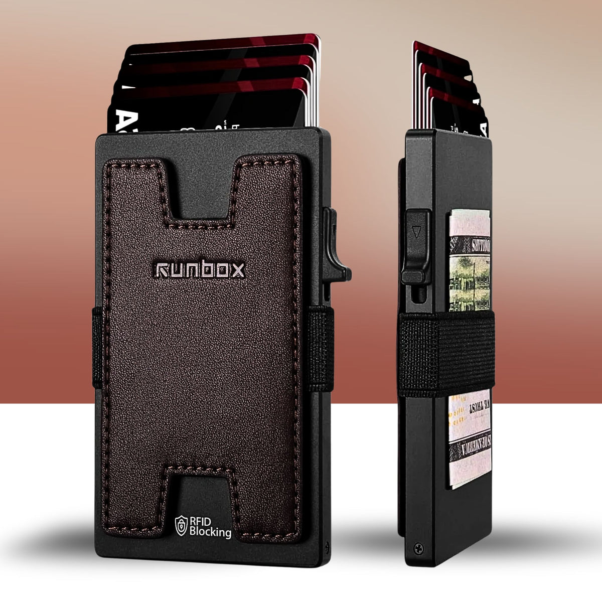 Premium Aluminum Pop-Up Card Wallet