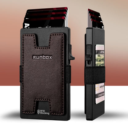 Premium Aluminum Pop-Up Card Wallet